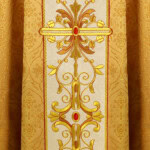 Chasuble brodée Jésus Ressuscité