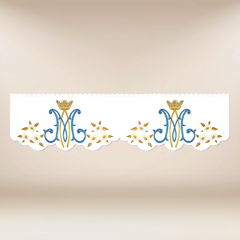 Dentelle brodée mariale