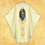 Chasuble brodée Sainte Rita