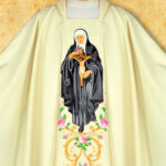 Chasuble brodée Sainte Rita