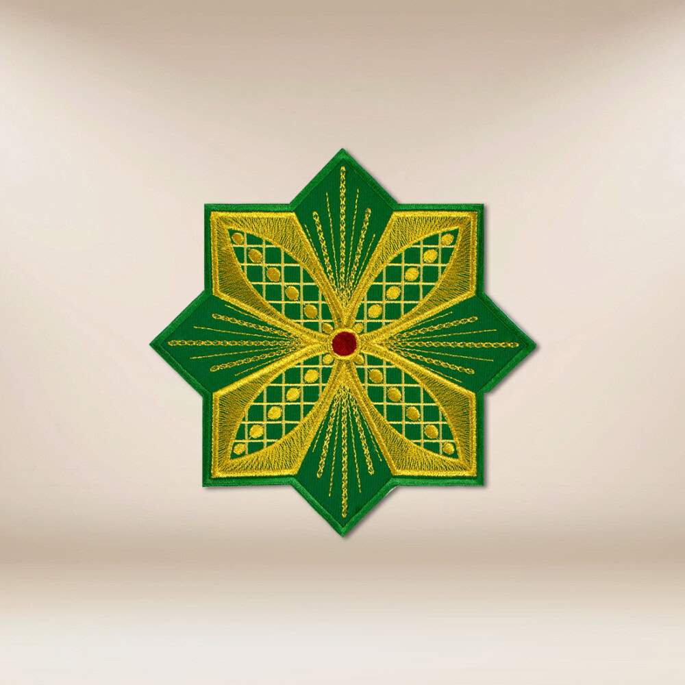 Application brodée croix