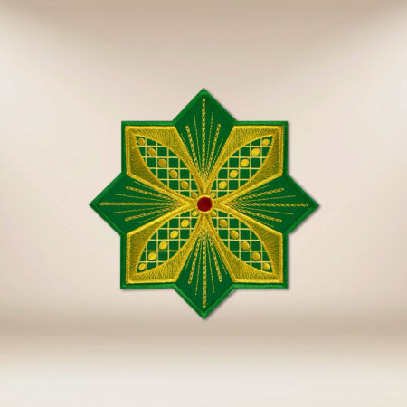 Application brodée croix