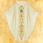 Chasuble avec l'image brodée Jean-Paul II