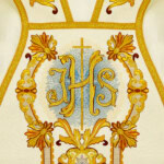 Chasuble brodée romaine pour Noël
