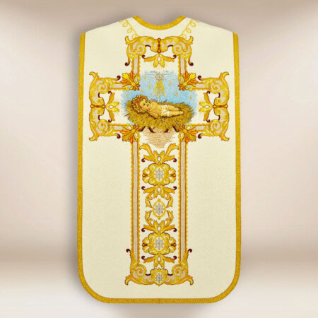Chasuble brodée romaine pour Noël