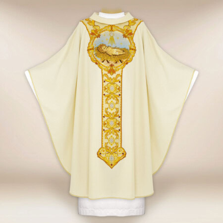 Chasuble brodée pour Noël