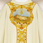 Chasuble brodée pour Noël