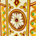Chasuble liturgique brodée Agneau de Dieu