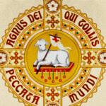 Chasuble romaine brodée avec le syNotre-Dameole de l'Agneau