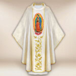 Chasuble brodée Notre-Dame de Guadalupe