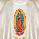 Chasuble brodée Notre-Dame de Guadalupe