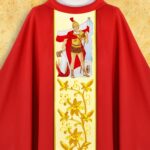 Chasuble avec l'image de saint Florian