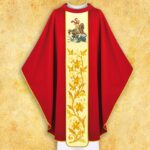 Chasuble avec l'image de saint Georges