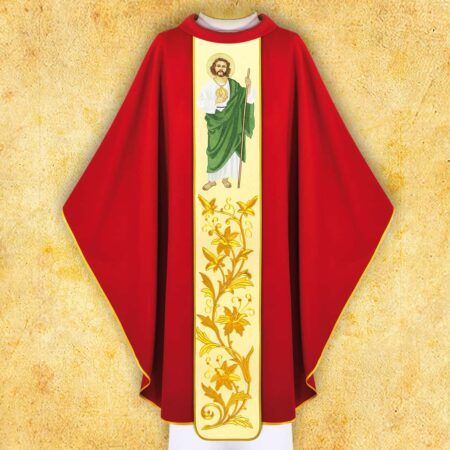 Chasuble avec l'image de saint Jude Tadeusz