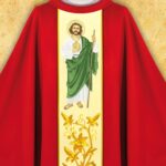 Chasuble avec l'image de saint Jude Tadeusz