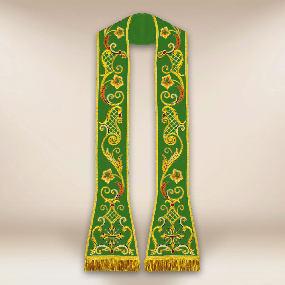 étole Haftowana Rzymska Verte
