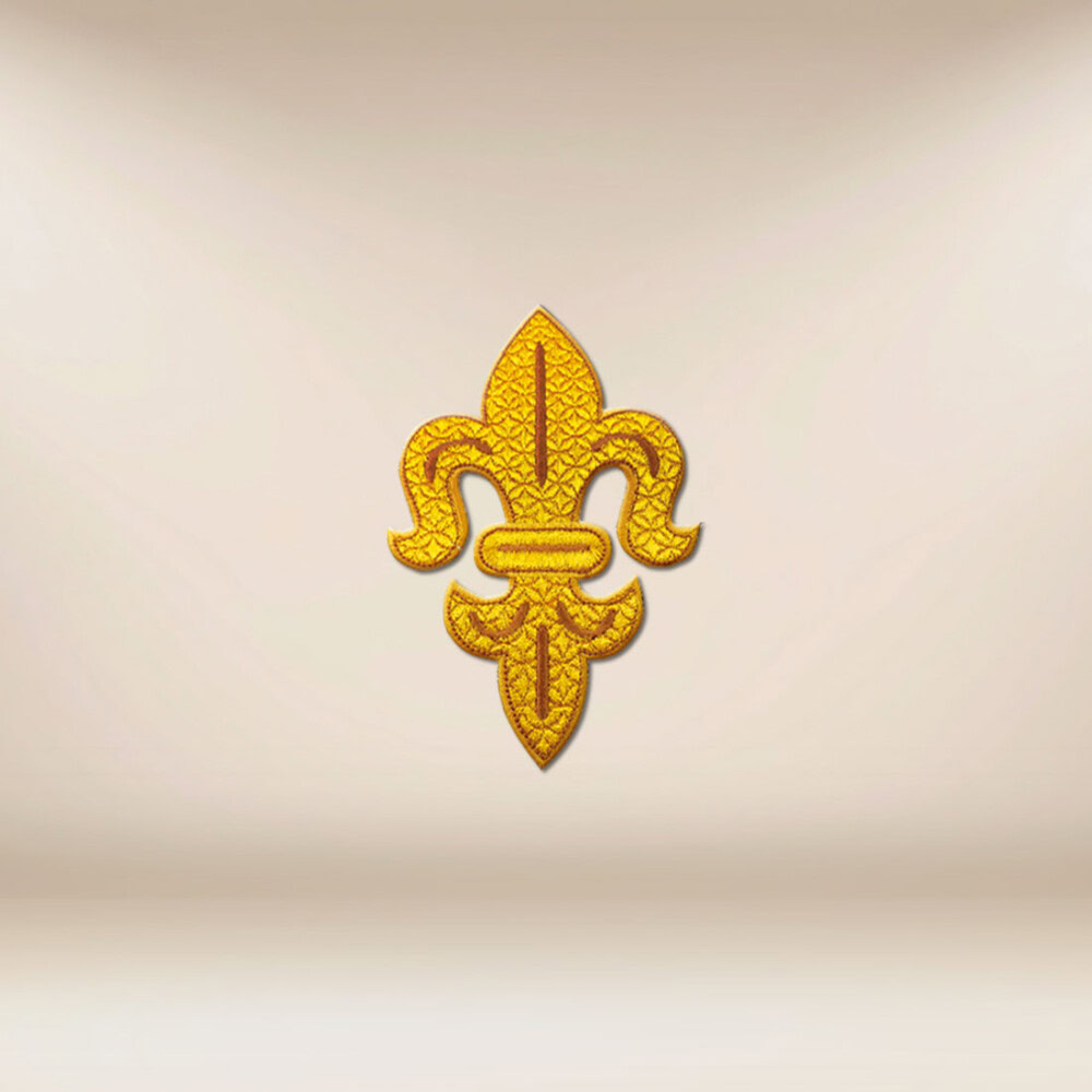application brodée Lilijka Dorée