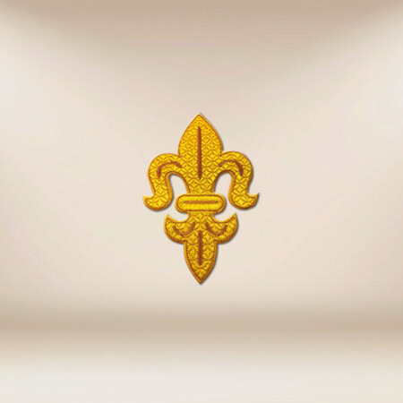 application brodée Lilijka Dorée