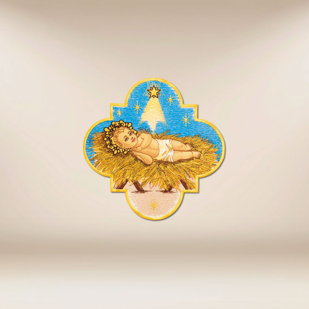 Application brodée Enfant Jésus