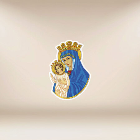 Application brodée Mère des Églises