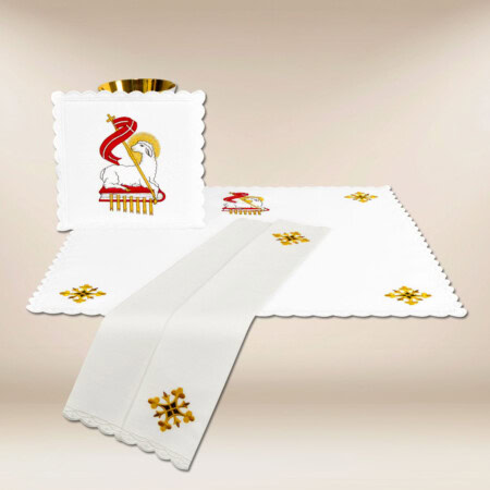 Linge de calice brodé pour Pâques