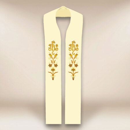 Étole liturgique IHS