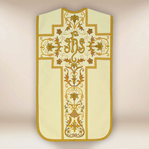 Chasuble brodée romaine "Angelus”
