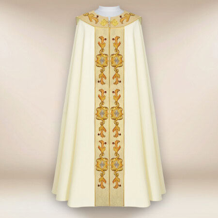 Chape liturgique brodée