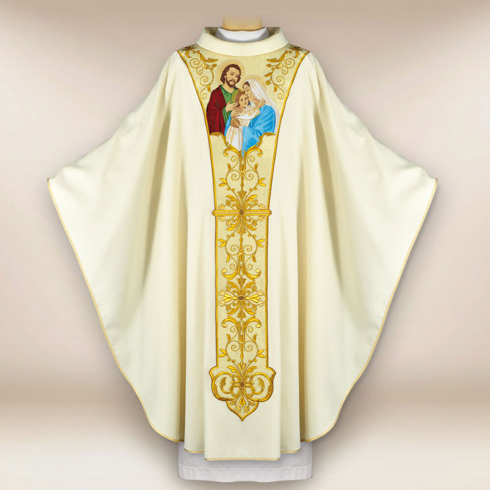 Chasuble brodée pour Noël