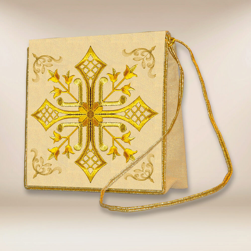 Bourse de corporal brodée Croix