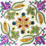 Pale brodée Croix