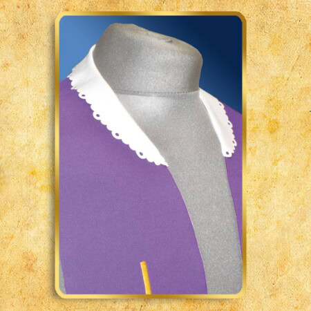 Collets interchangeables pour les chasubles sacerdotales