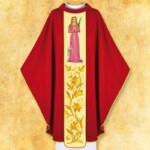 Chasuble brodée Saint Filomène