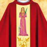 Chasuble brodée Saint Filomène