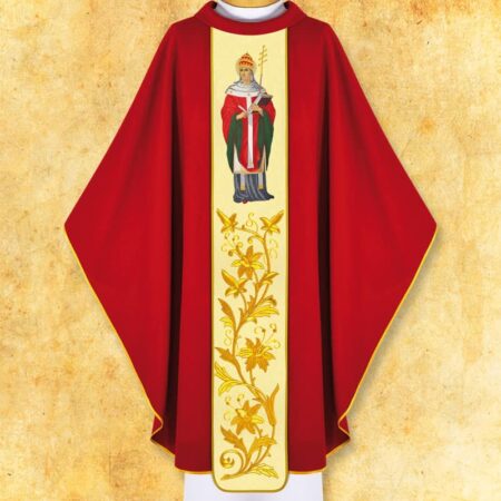 Chasuble brodée Saint Clément