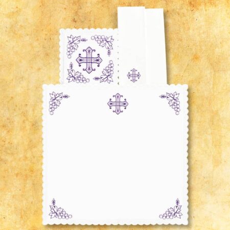 Linge de calice violet