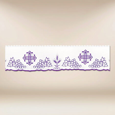 Dentelle brodée liturgique