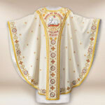 Chasuble brodée Agneau de Dieu premium
