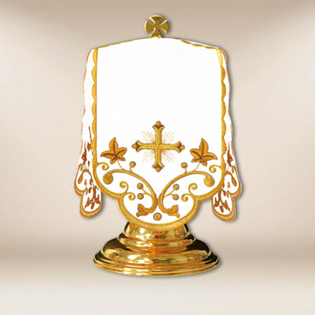 Voile de ciboire doré