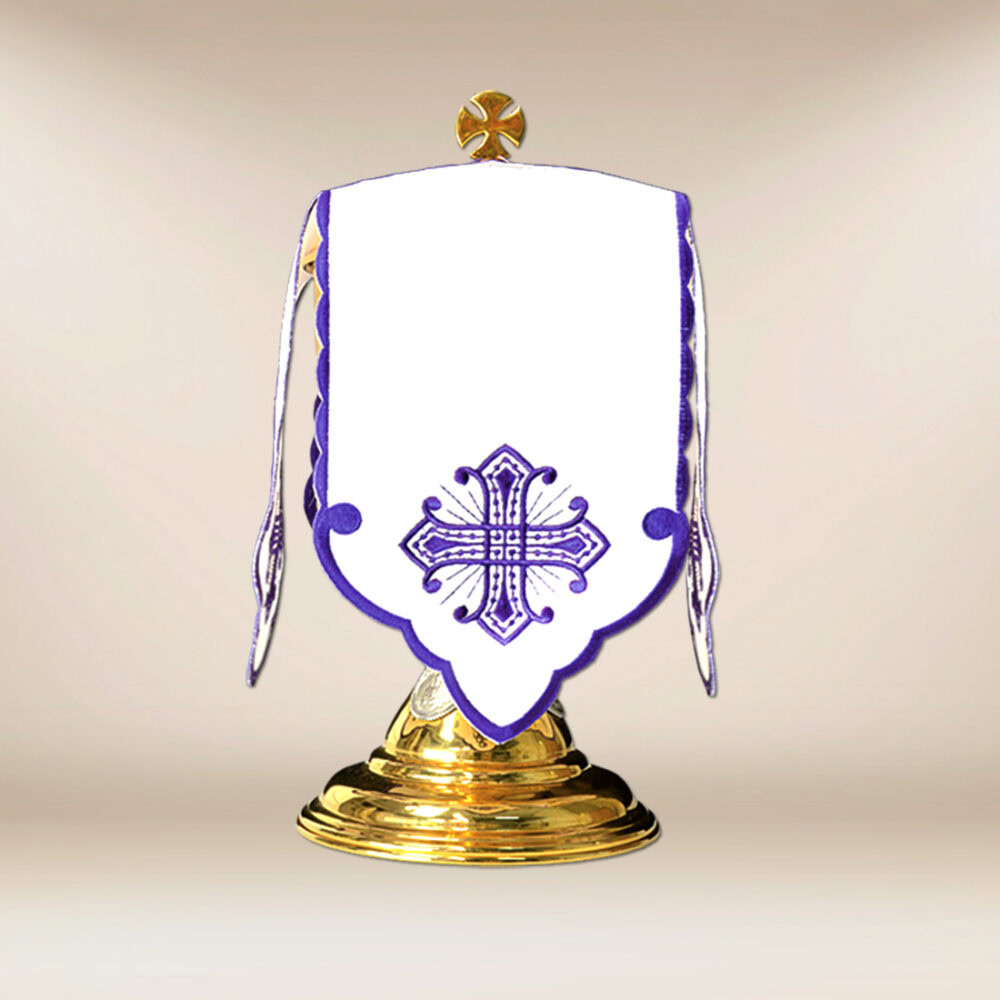Voile de ciboire violet