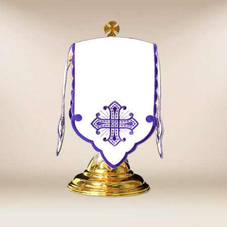 Voile de ciboire violet
