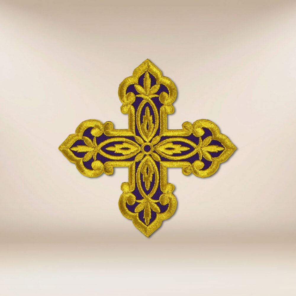 Application brodée croix
