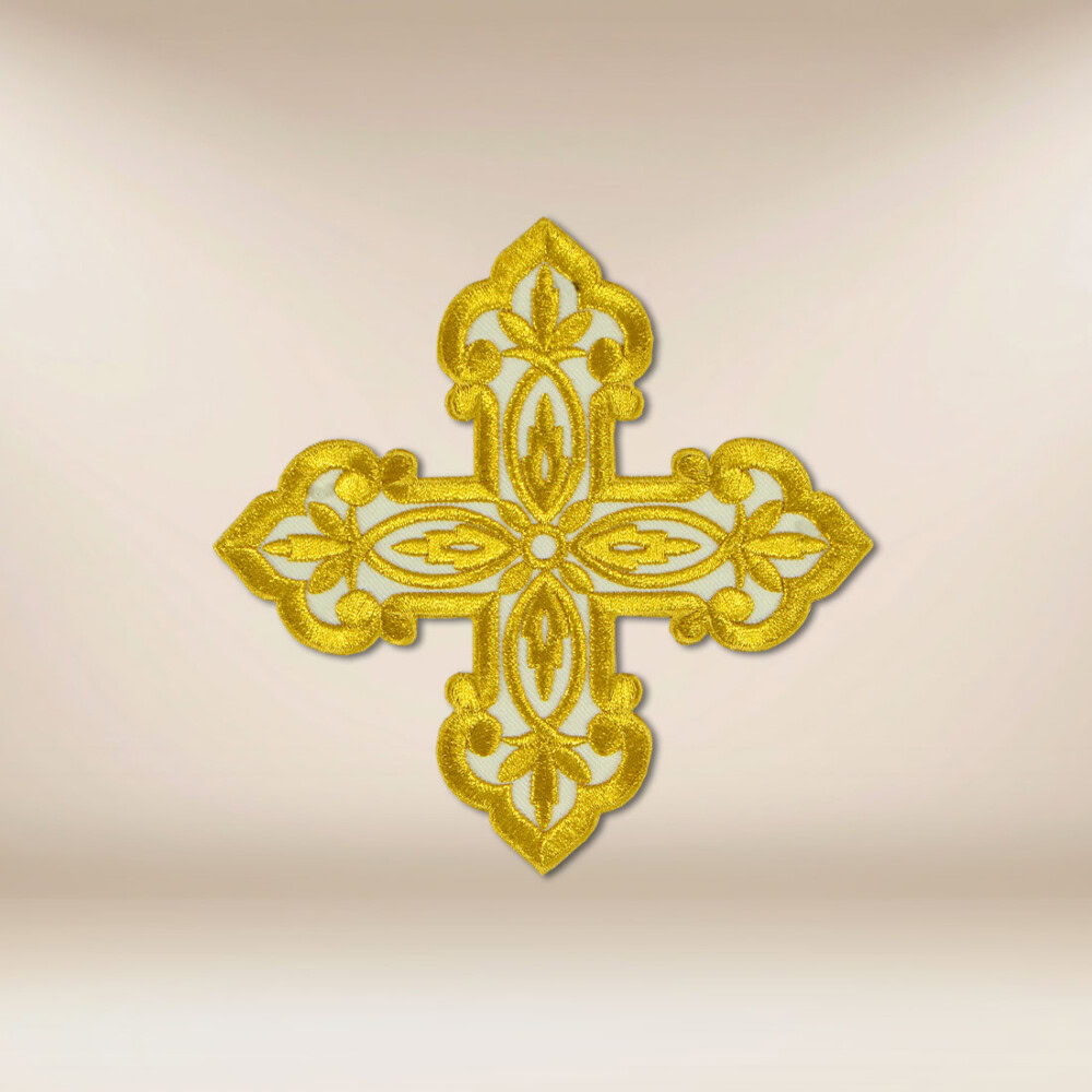 Application brodée croix