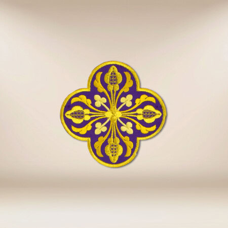 application brodée croix