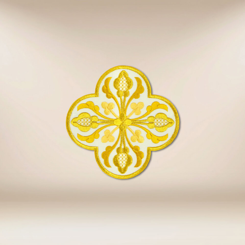 application brodée croix