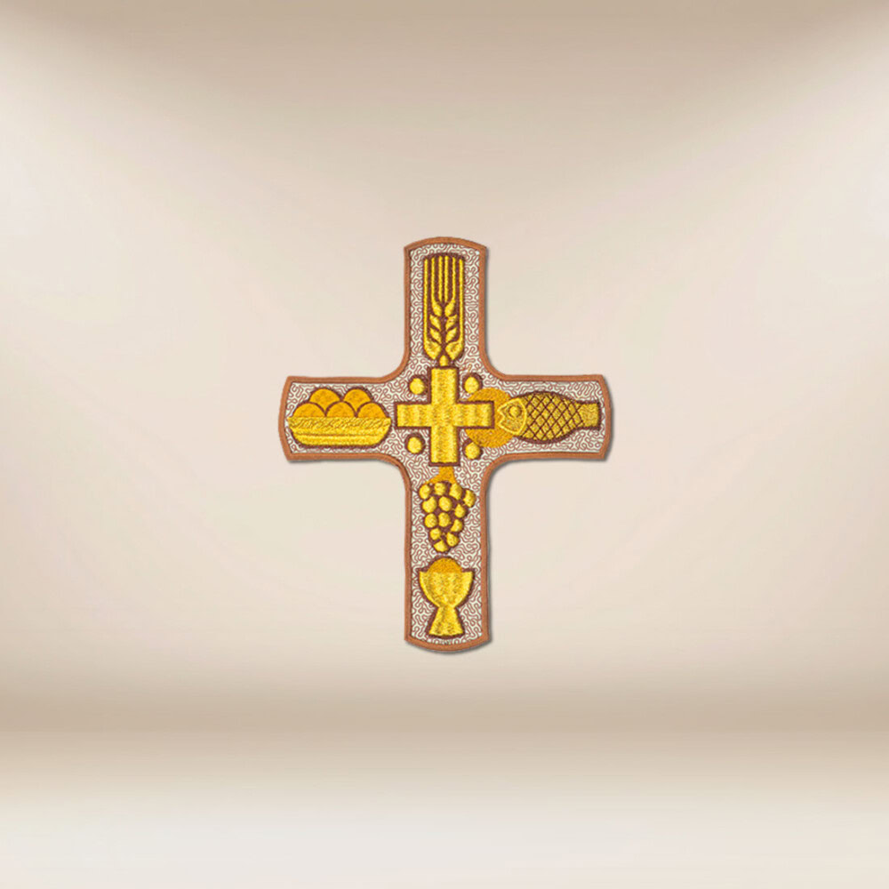 Application brodée croix
