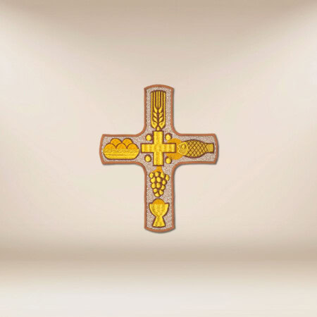 Application brodée croix