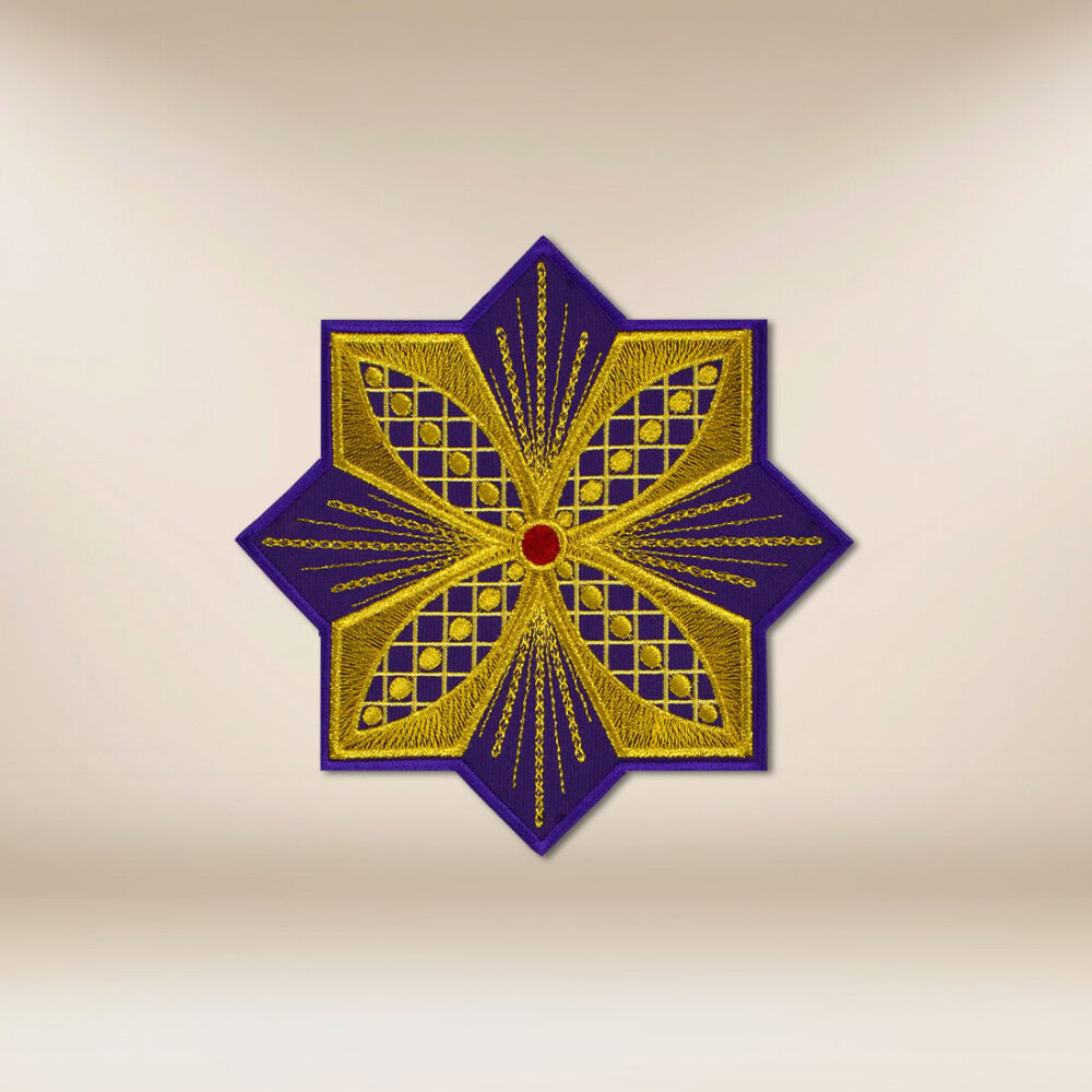 Application brodée croix