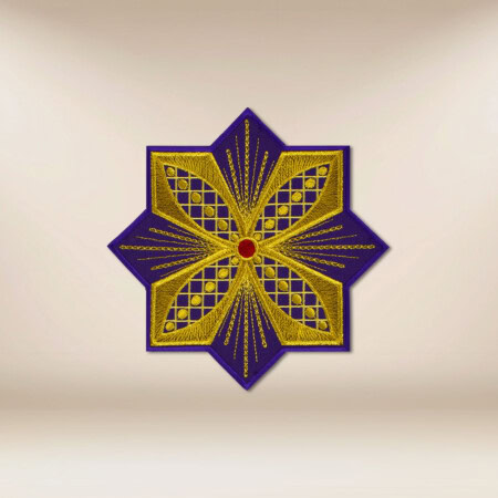 Application brodée croix