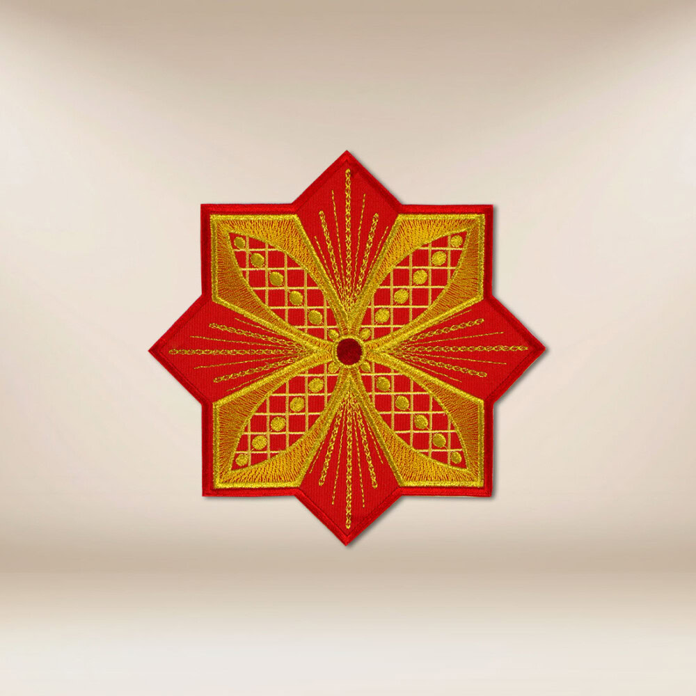 Application brodée croix